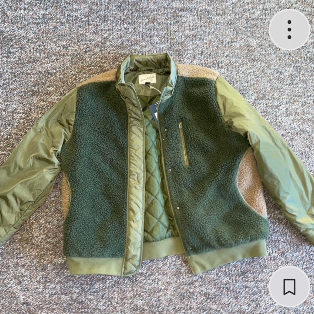 olive green bomber jacket